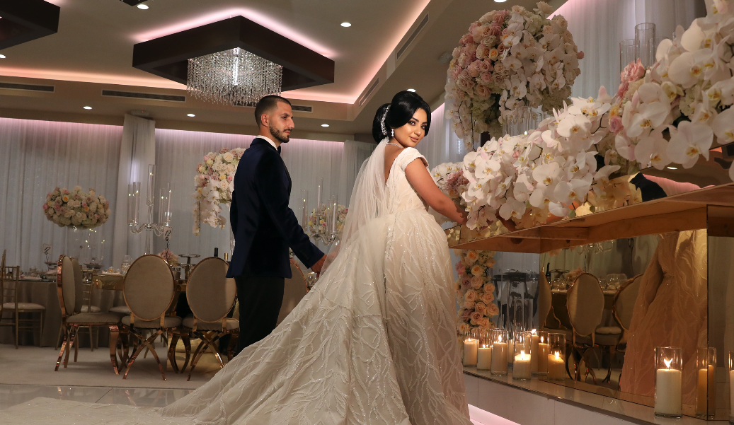 Armenian Newlyweds At Reception