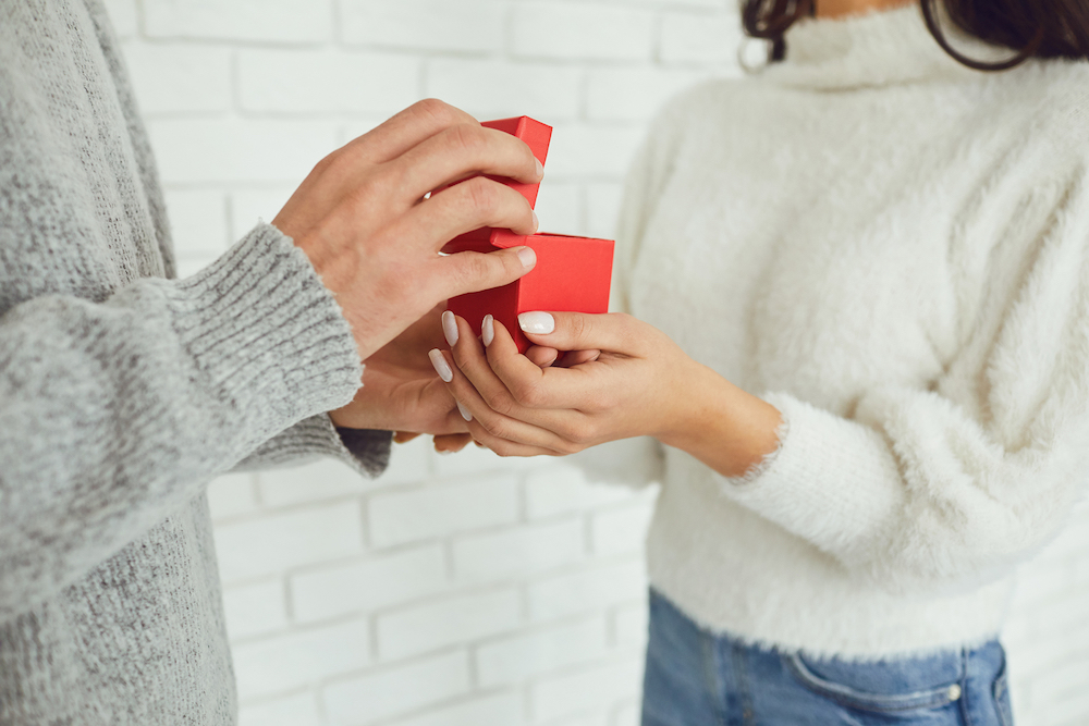 Boyfriend Proposing To His Girlfriend.