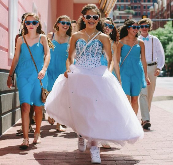 Quinceanera and her court