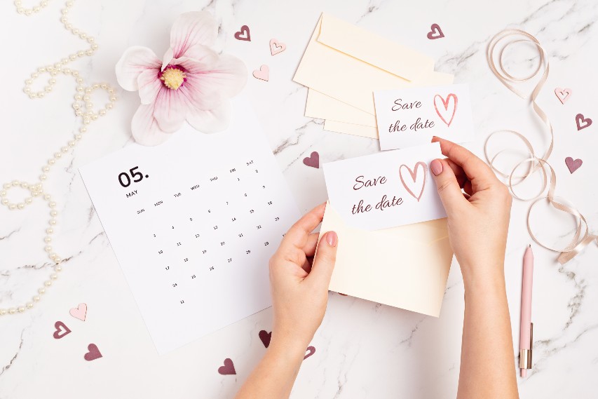 A Detailed Wedding Checklist - Complete Guide choosing a wedding date