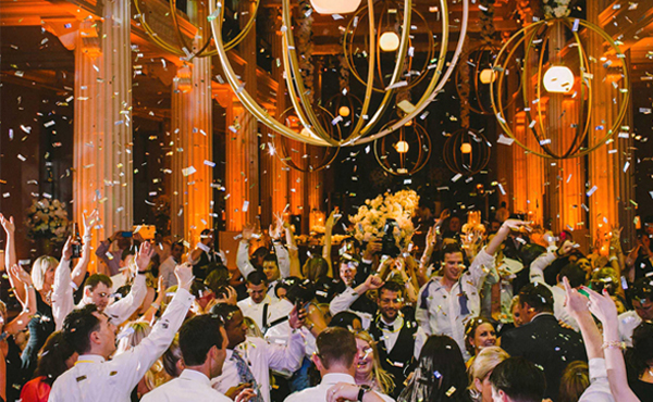 Wedding Reception Entertainment Ideas - Confetti Drop