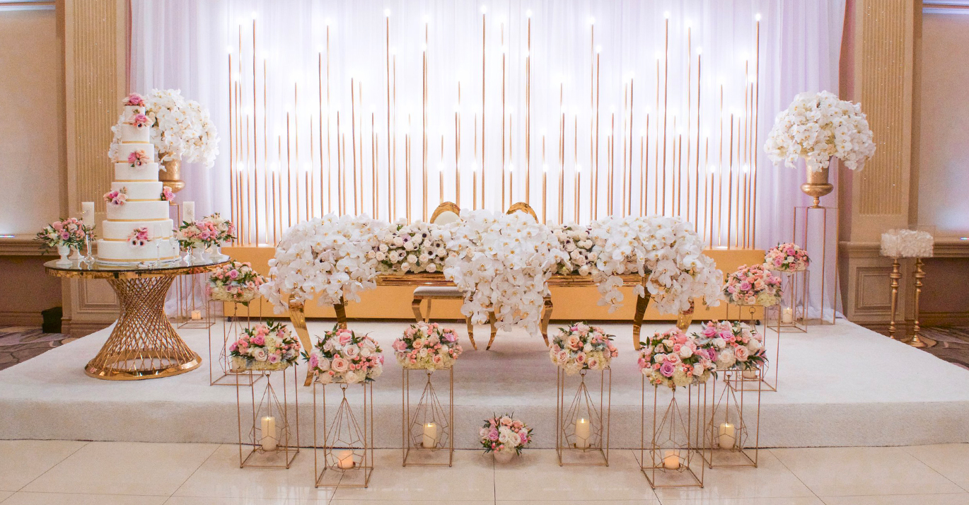 What To Ask Before Hiring A Wedding Planner Wedding decor head table