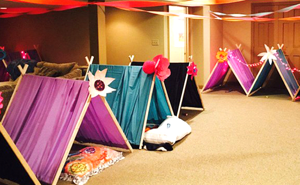 Wedding Reception Entertainment Ideas - Kid Zone With Teepees