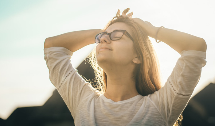 Relaxed Woman