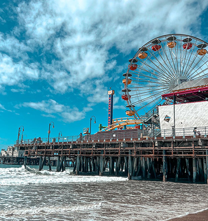 Engagement & Wedding Photoshoot Locations Santa Monica Pier