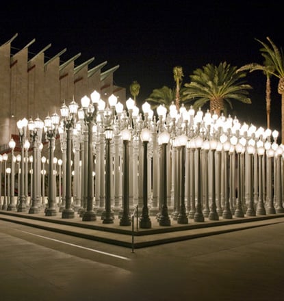(Lacma) Urban Lights At Los Angeles County Museum Of Art
