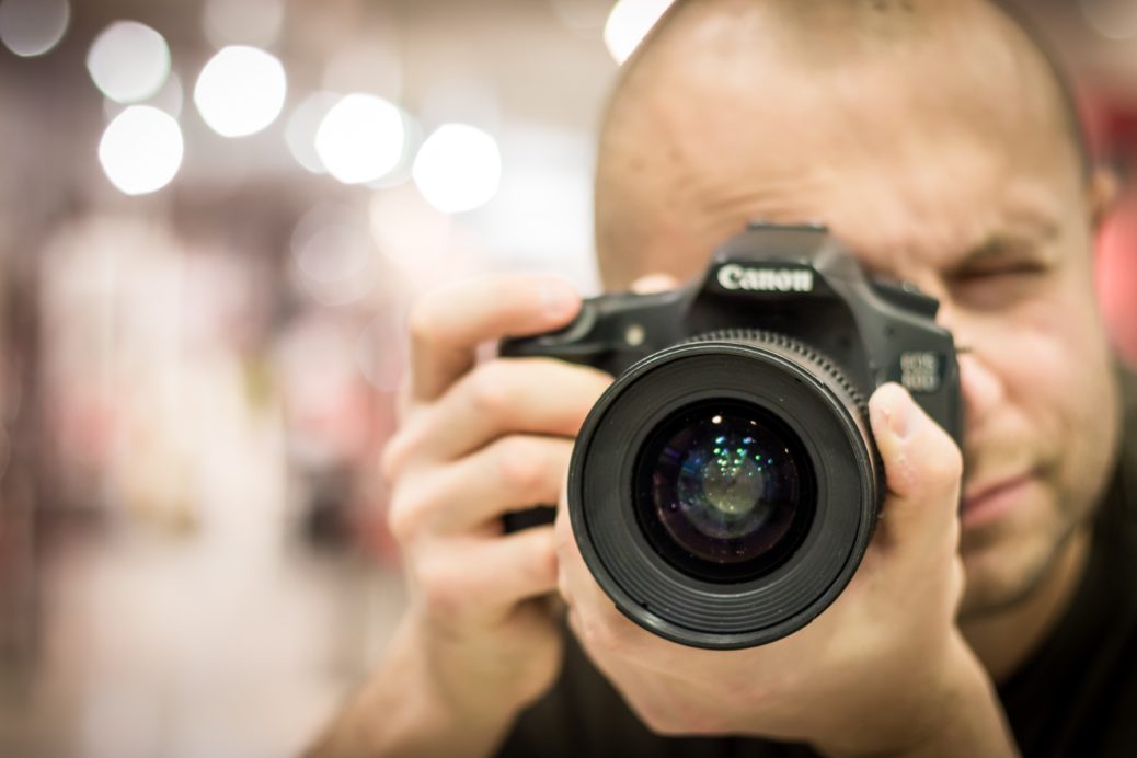 Wedding Photographer Taking Photo